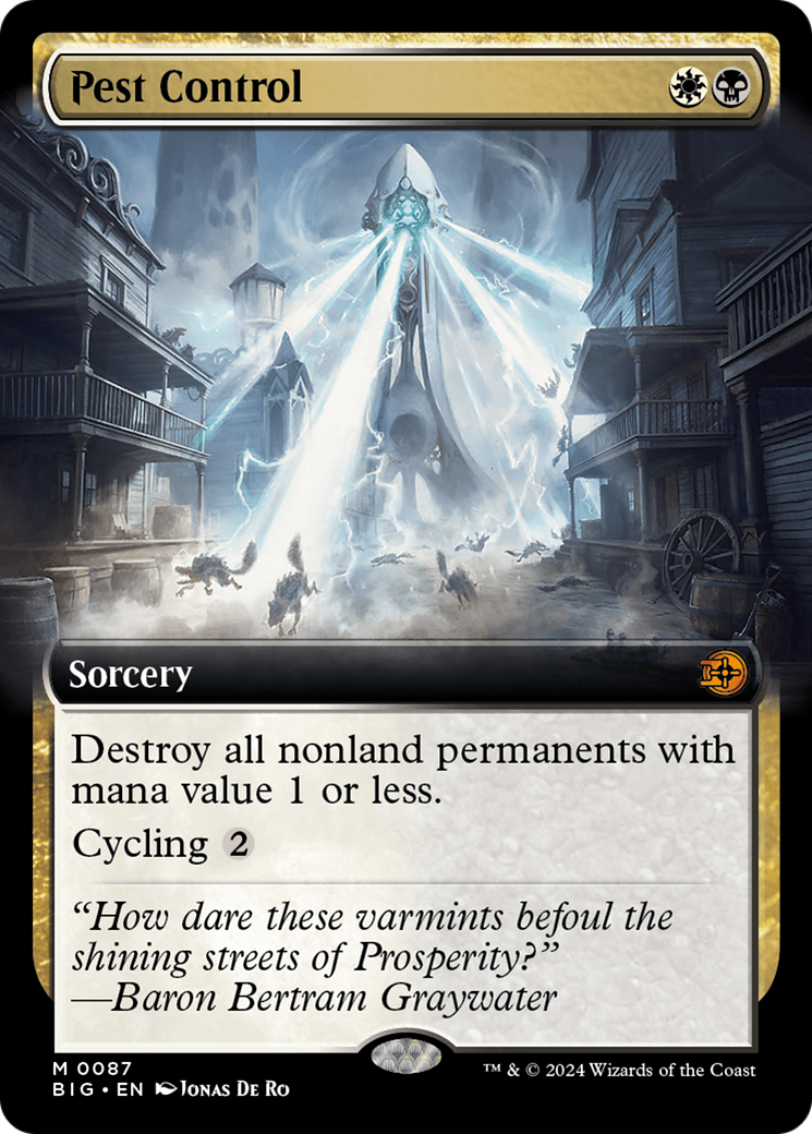 Pest Control (Extended Art) (BIG-087)  - The Big Score: (Extended Art)