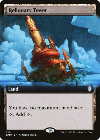 Reliquary Tower (Extended Art) (CMR-710)  - Commander Legends: (Extended Art)