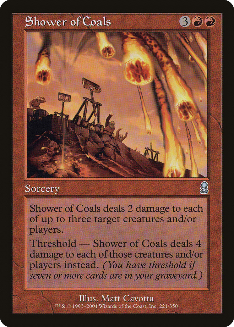 Shower of Coals (ODY-221)  Foil - Odyssey
