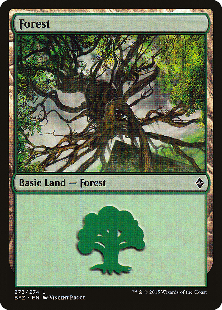 Forest (273) (BFZ-273)  - Battle for Zendikar