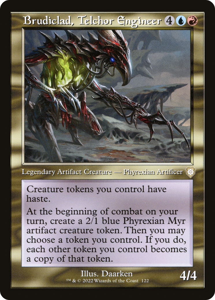 Brudiclad, Telchor Engineer (Retro Frame) (BRC-122)  - The Brothers' War Commander