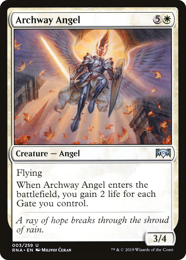 Archway Angel (RNA-003)  Foil - Ravnica Allegiance
