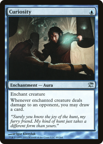 Curiosity (ISD-049)  Foil - Innistrad