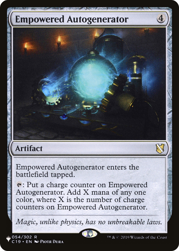 Empowered Autogenerator (LIST-C19-54)  - The List