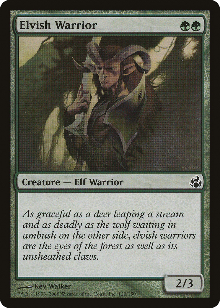 Elvish Warrior (MOR-120)  - Morningtide