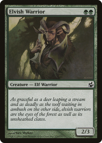 Elvish Warrior (MOR-120)  Foil - Morningtide