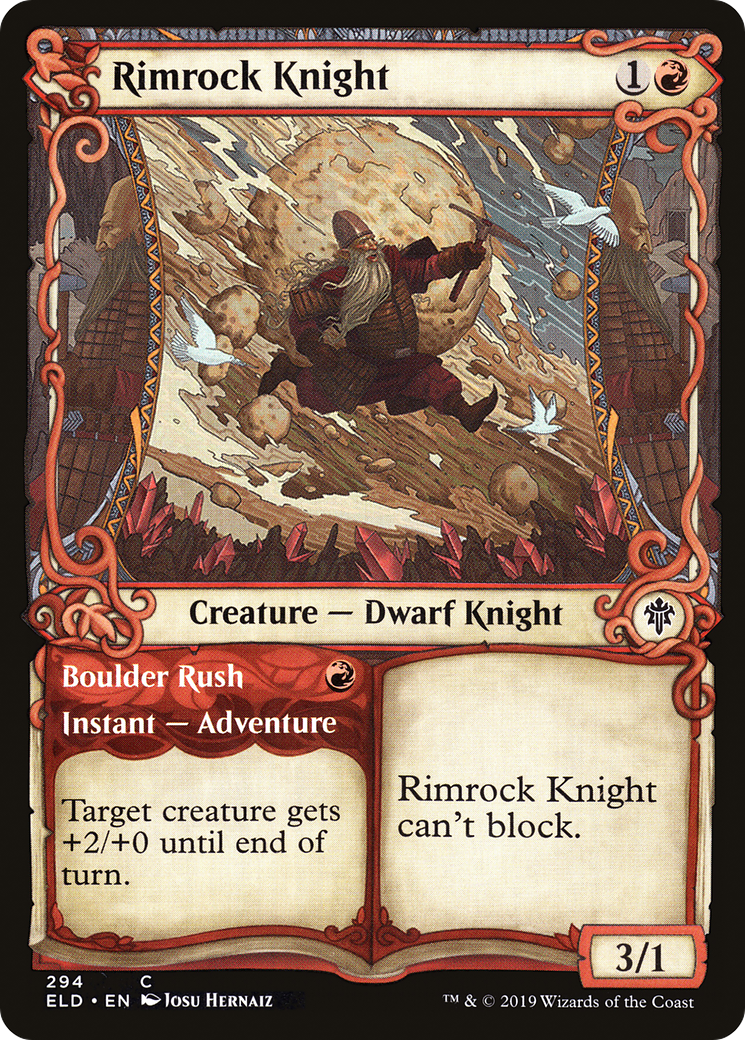Rimrock Knight (Showcase) (ELD-294) - Throne of Eldraine: (Showcase) Foil
