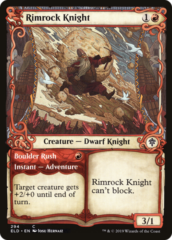 Rimrock Knight (Showcase) (ELD-294)  Foil - Throne of Eldraine: (Showcase)