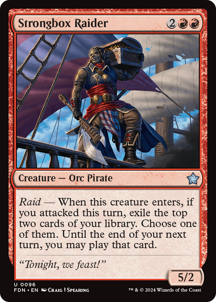 Strongbox Raider (FDN-096)  Foil - Foundations