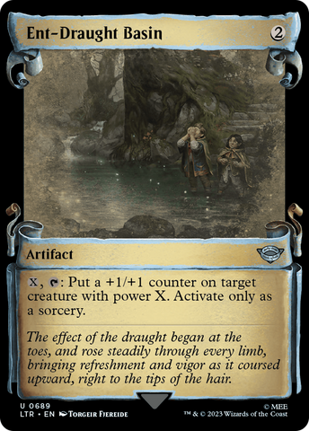 Ent-Draught Basin (Showcase Scrolls) (LTR-689)  Foil - The Lord of the Rings: Tales of Middle-earth: (Showcase)