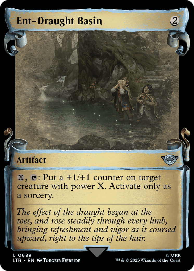 Ent-Draught Basin (Showcase Scrolls) (LTR-689)  - The Lord of the Rings: Tales of Middle-earth: (Showcase)