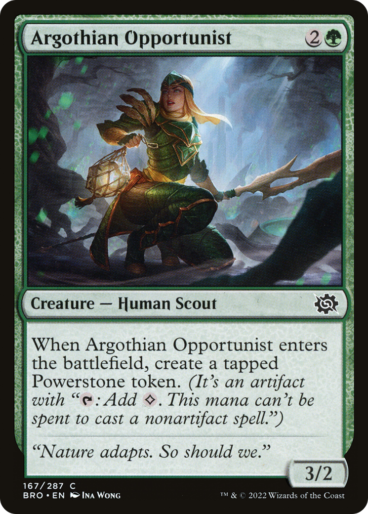 Argothian Opportunist (BRO-167)  Foil - The Brothers' War