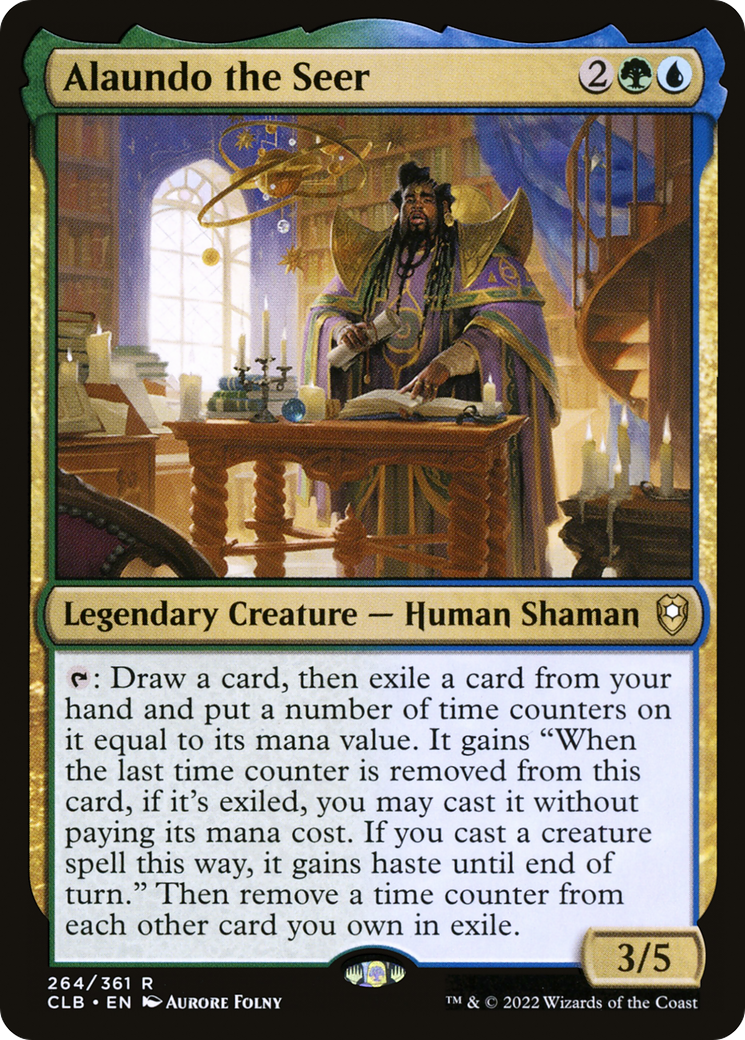 Alaundo the Seer (CLB-264)  - Commander Legends: Battle for Baldur's Gate