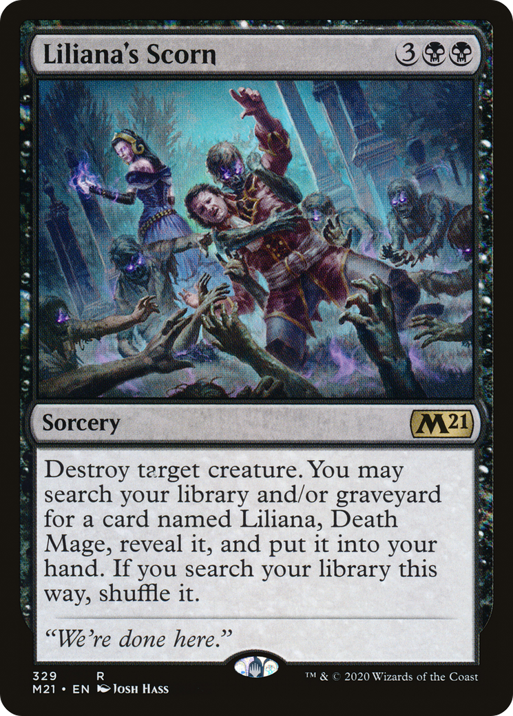 Liliana's Scorn (M21-329)  - Core Set 2021