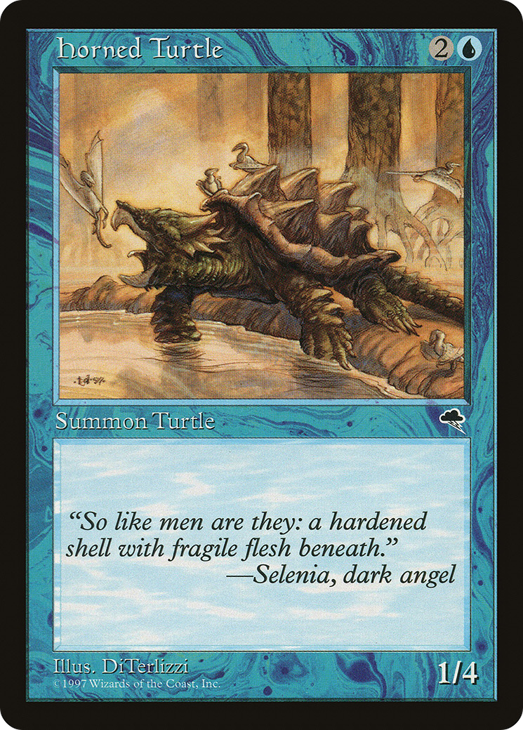 Horned Turtle (TMP-067)  - Tempest