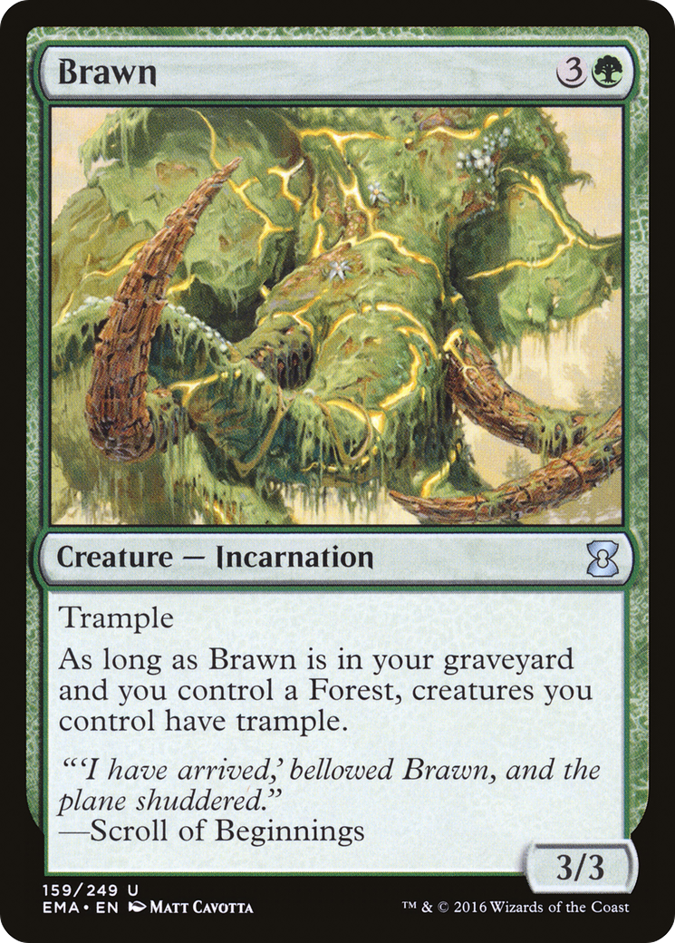 Brawn (EMA-159)  Foil - Eternal Masters