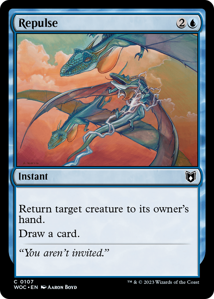 Repulse (WOC-107)  - Wilds of Eldraine Commander