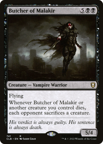 Butcher of Malakir (CLB-741)  - Commander Legends: Battle for Baldur's Gate