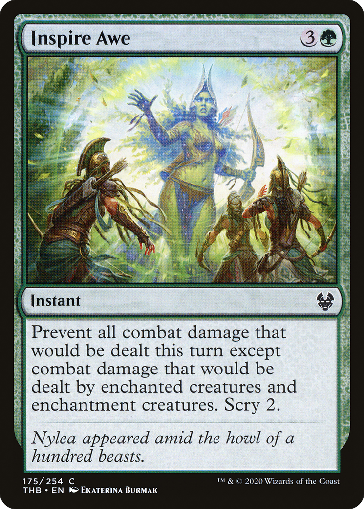 Inspire Awe (THB-175)  Foil - Theros Beyond Death
