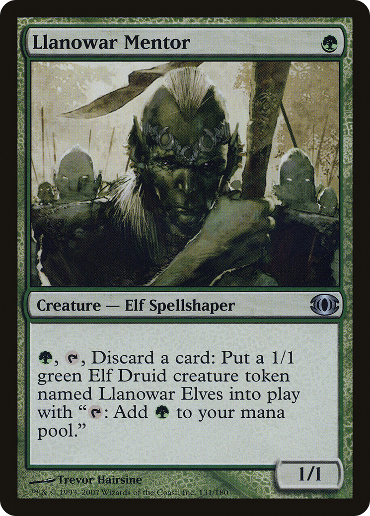 Llanowar Mentor (FUT-131)  Foil - Future Sight