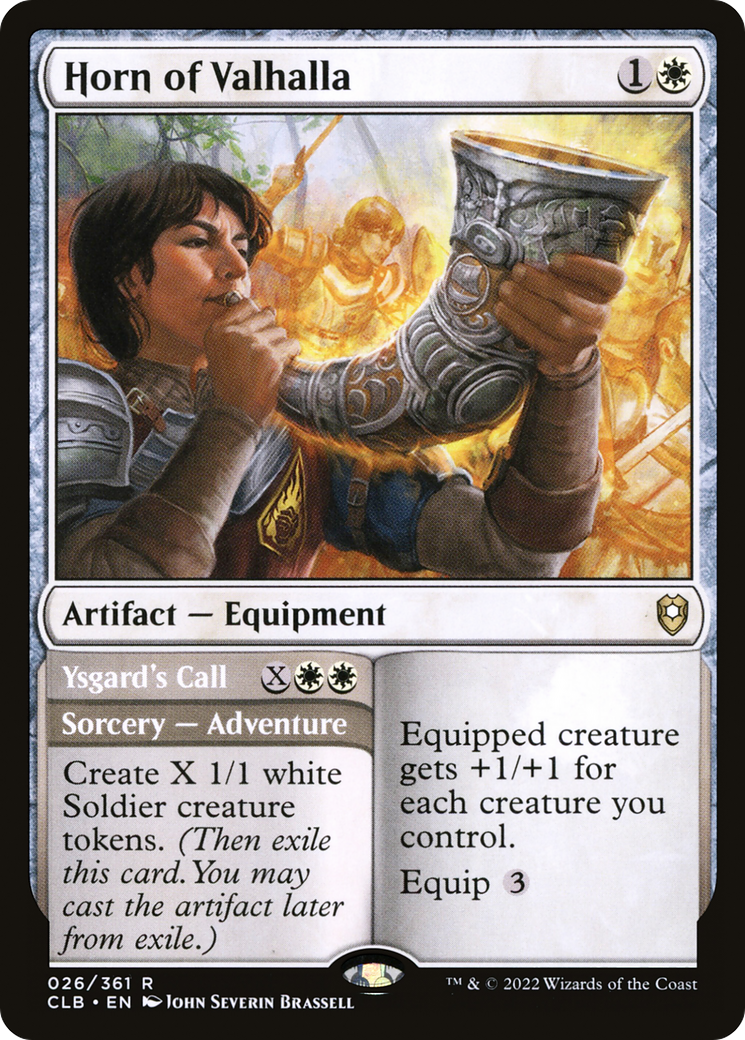Horn of Valhalla (CLB-026)  - Commander Legends: Battle for Baldur's Gate