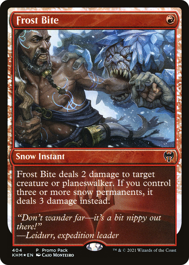 Frost Bite (PPKHM-404)  Foil - Kaldheim: (snow)