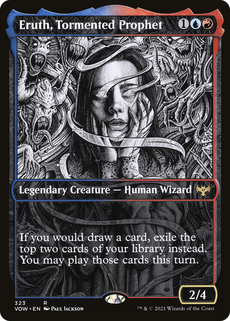 Eruth, Tormented Prophet (Showcase) (VOW-323)  - Innistrad: Crimson Vow: (Showcase)