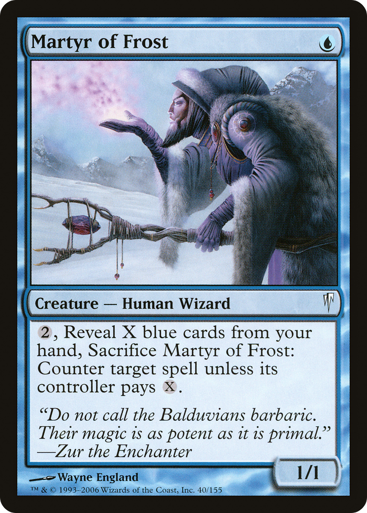 Martyr of Frost (CSP-040)  - Coldsnap