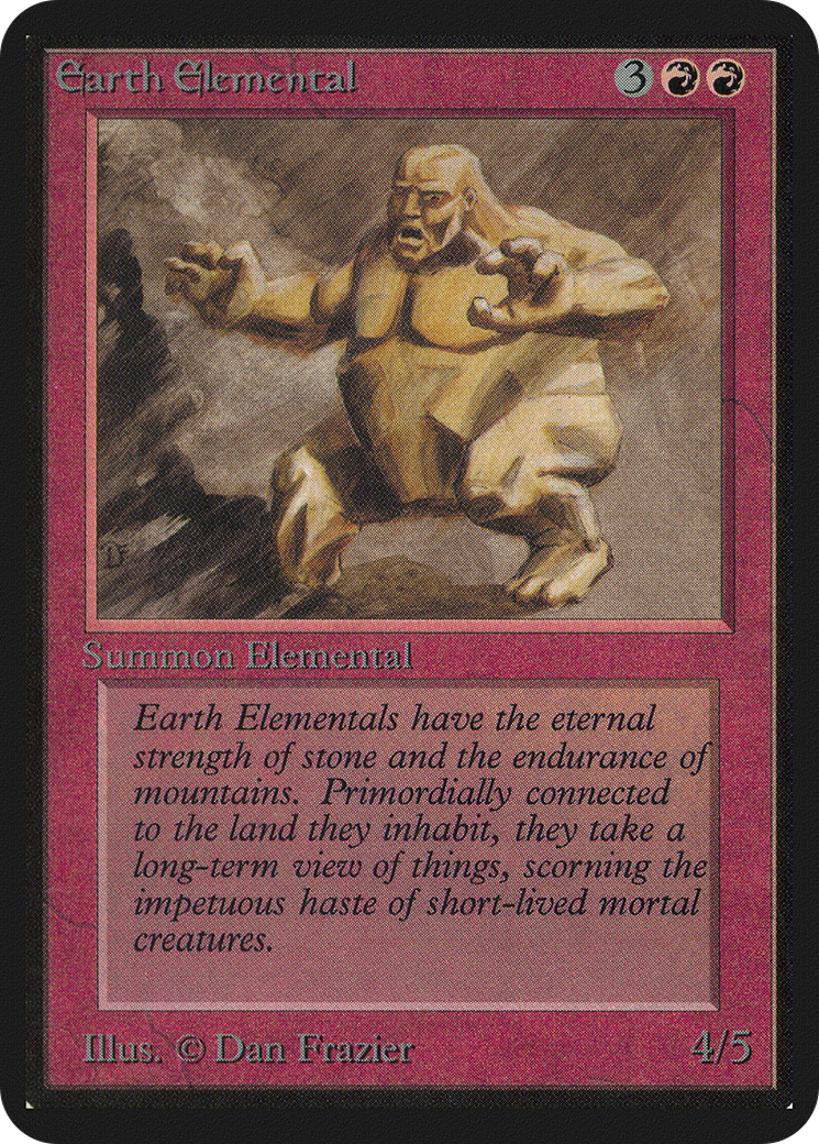 Earth Elemental (LEA-)  - Limited Edition Alpha