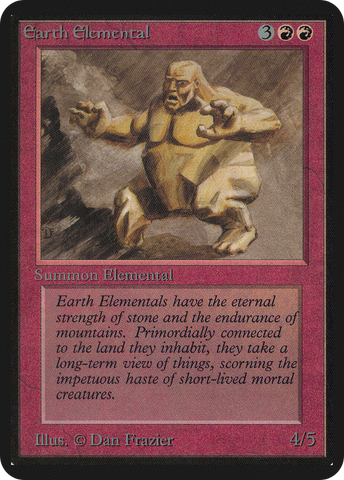 Earth Elemental (LEA-)  - Limited Edition Alpha