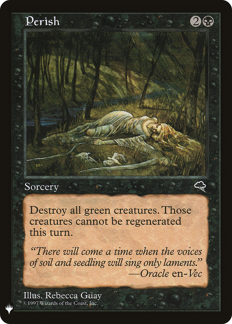 Perish (LIST-)  - The List