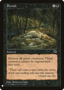 Perish (LIST-)  - The List