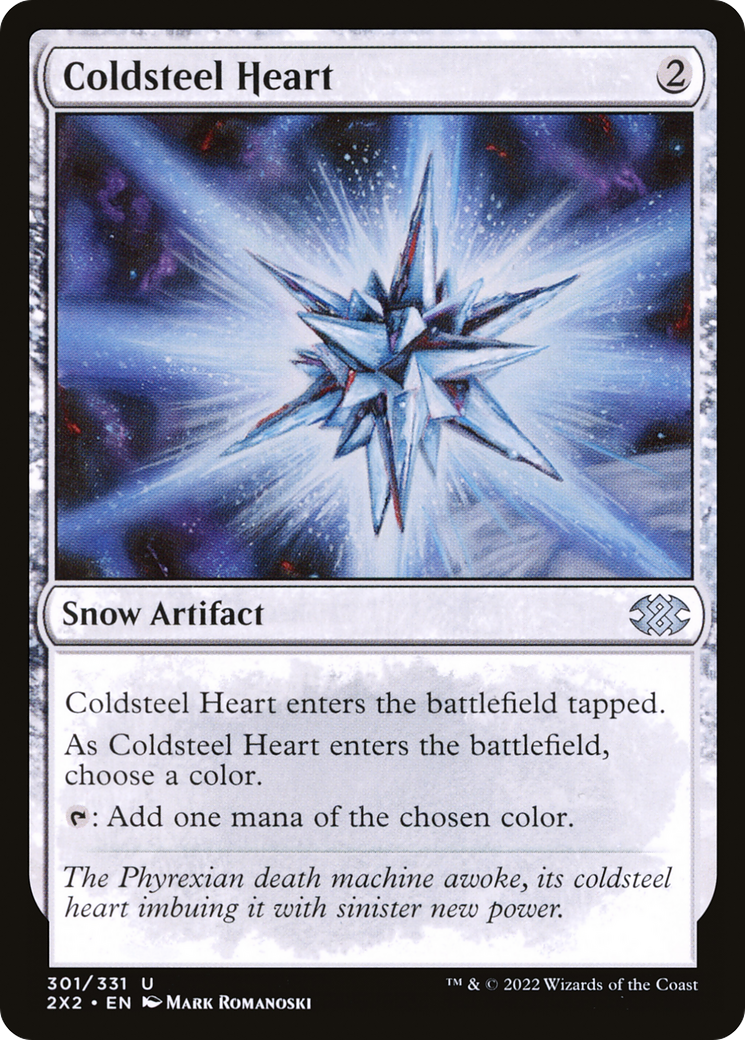 Coldsteel Heart (2X2-301) - Double Masters 2022: (snow)