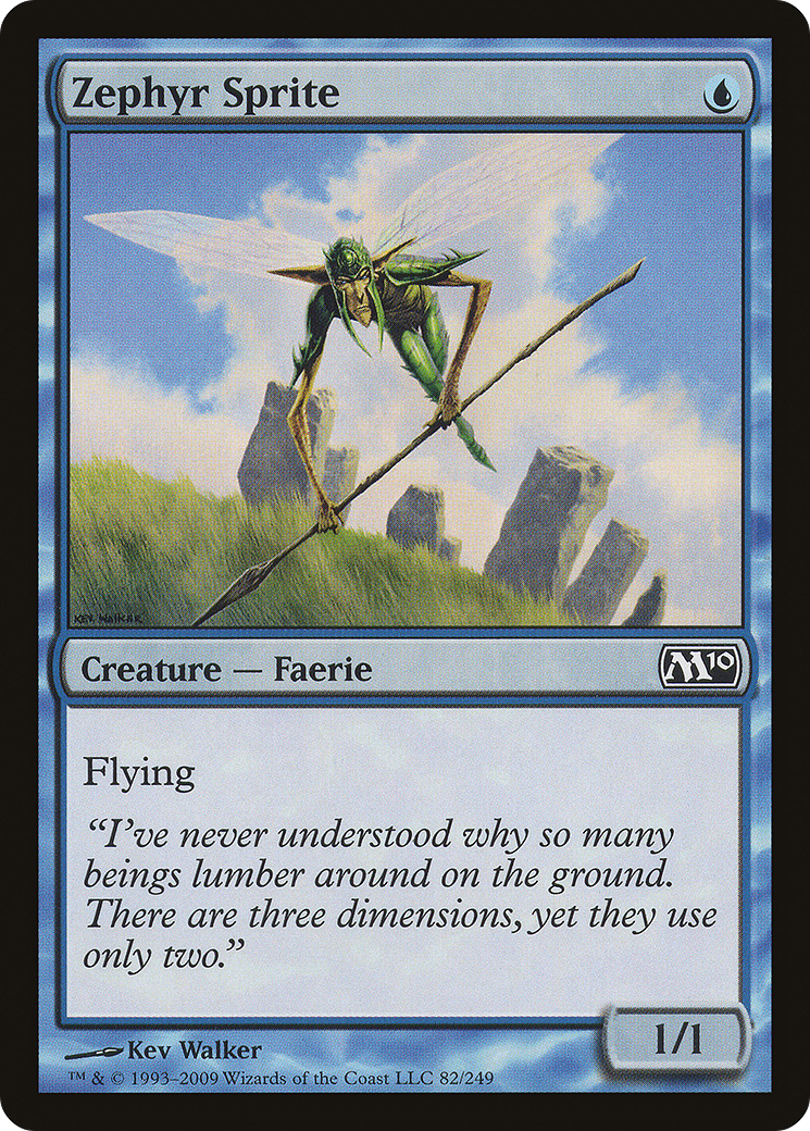 Zephyr Sprite (M10-082)  Foil - Magic 2010