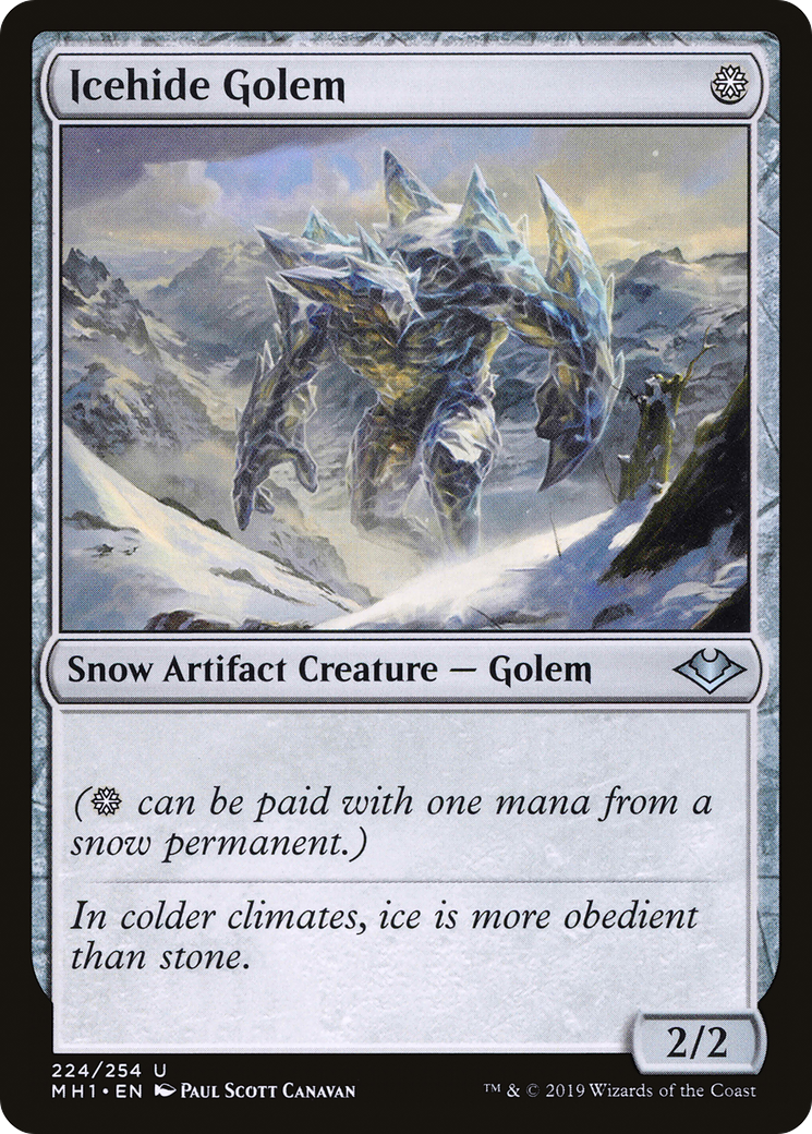 Icehide Golem (MH1-224)  Foil - Modern Horizons