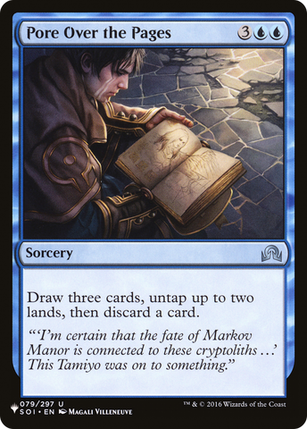 Pore Over the Pages (LIST-SOI-79)  - The List