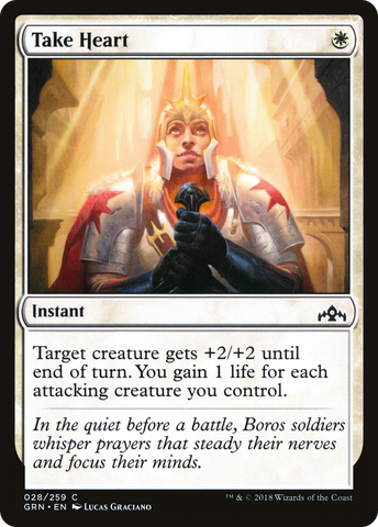 Take Heart (GRN-028)  Foil - Guilds of Ravnica