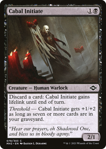 Cabal Initiate (MH2-078)  Foil - Modern Horizons 2