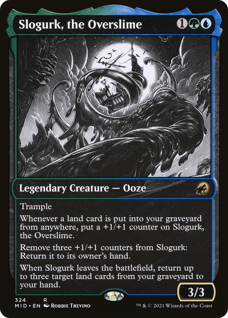 Slogurk, the Overslime (Showcase) (MID-324)  Foil - Innistrad: Midnight Hunt: (Showcase)