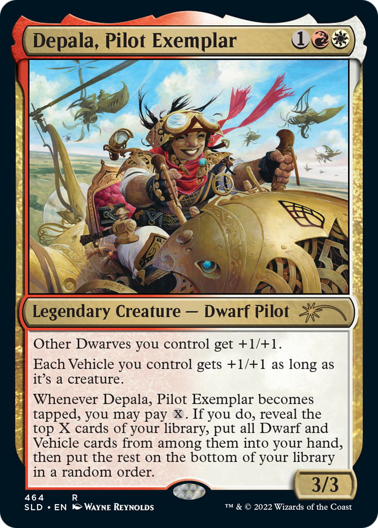 Depala, Pilot Exemplar (SLD-464)  Foil - Secret Lair Drop