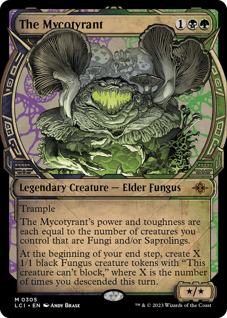 The Mycotyrant (Showcase) (LCI-305)  Foil - The Lost Caverns of Ixalan: (Showcase)
