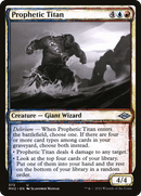Prophetic Titan (Showcase) (MH2-373)  Foil - Modern Horizons 2: (Showcase)