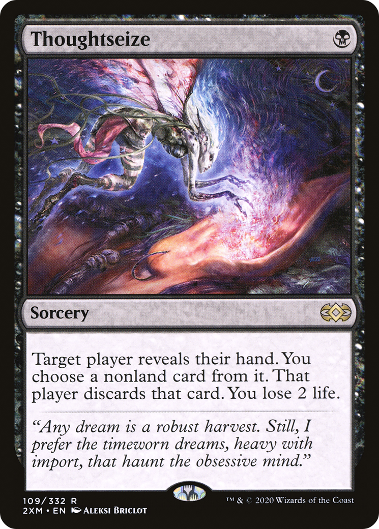 Thoughtseize (2XM-109)  Foil - Double Masters