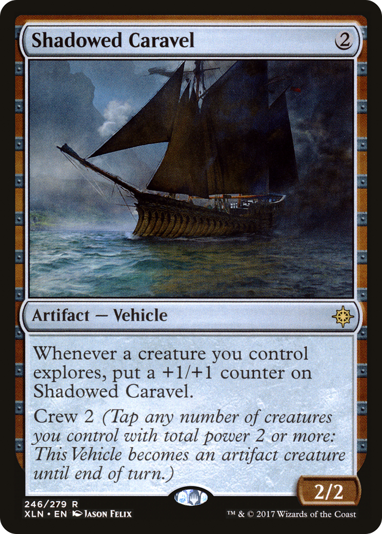 Shadowed Caravel (XLN-246)  - Ixalan