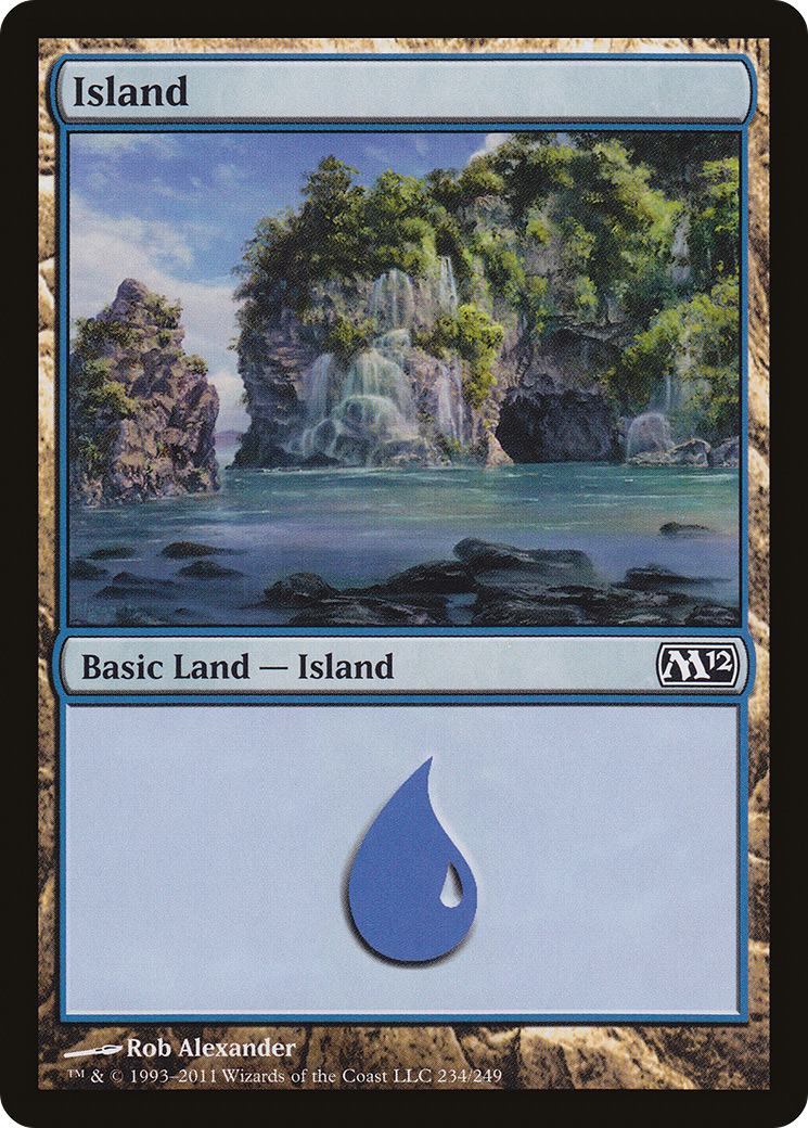 Island (234) (M12-234)  Foil - Magic 2012