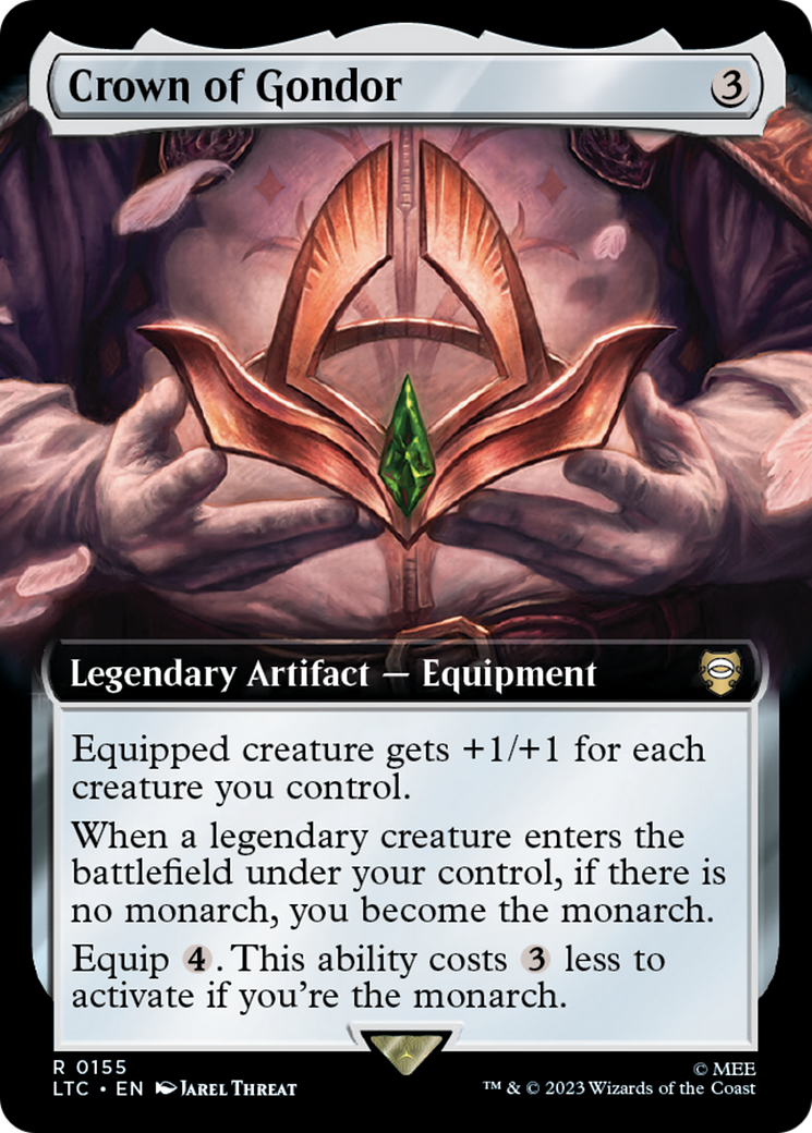 Crown of Gondor (Extended Art) (LTC-155)  Foil - Tales of Middle-earth Commander: (Extended Art)