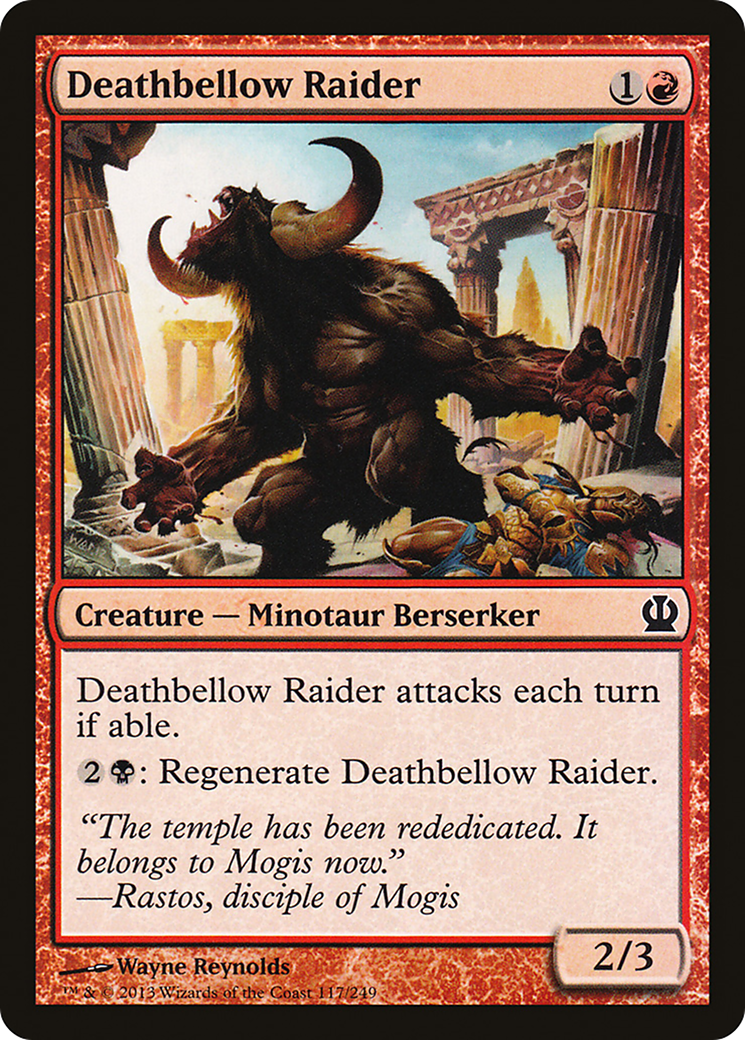 Deathbellow Raider (THS-117)  Foil - Theros