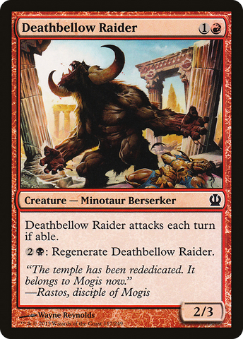 Deathbellow Raider (THS-117)  - Theros