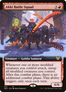 Akki Battle Squad (Extended Art) (NEC-057)  - Neon Dynasty Commander: (Extended Art)