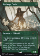 Heritage Druid (SLC-2008)  Foil - Secret Lair Countdown Kit (Borderless)